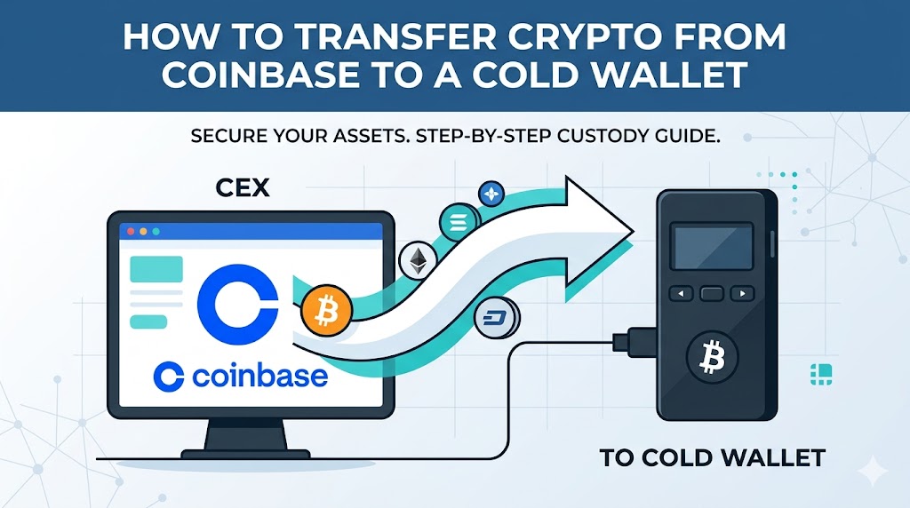 How to Transfer Crypto From Coinbase to a Cold Wallet
