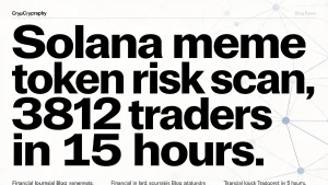 10m CA Risk Scan: Is This Solana Meme Token Building Real Momentum or a Liquidity Trap?